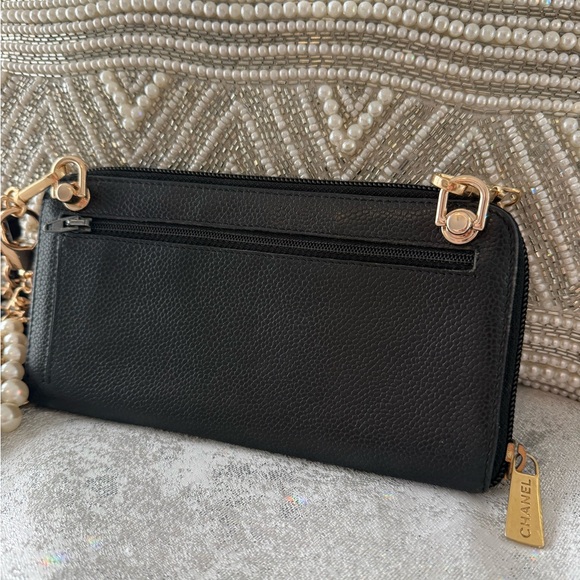 Chic Black Leather Chain Bag - Picture 3 of 11